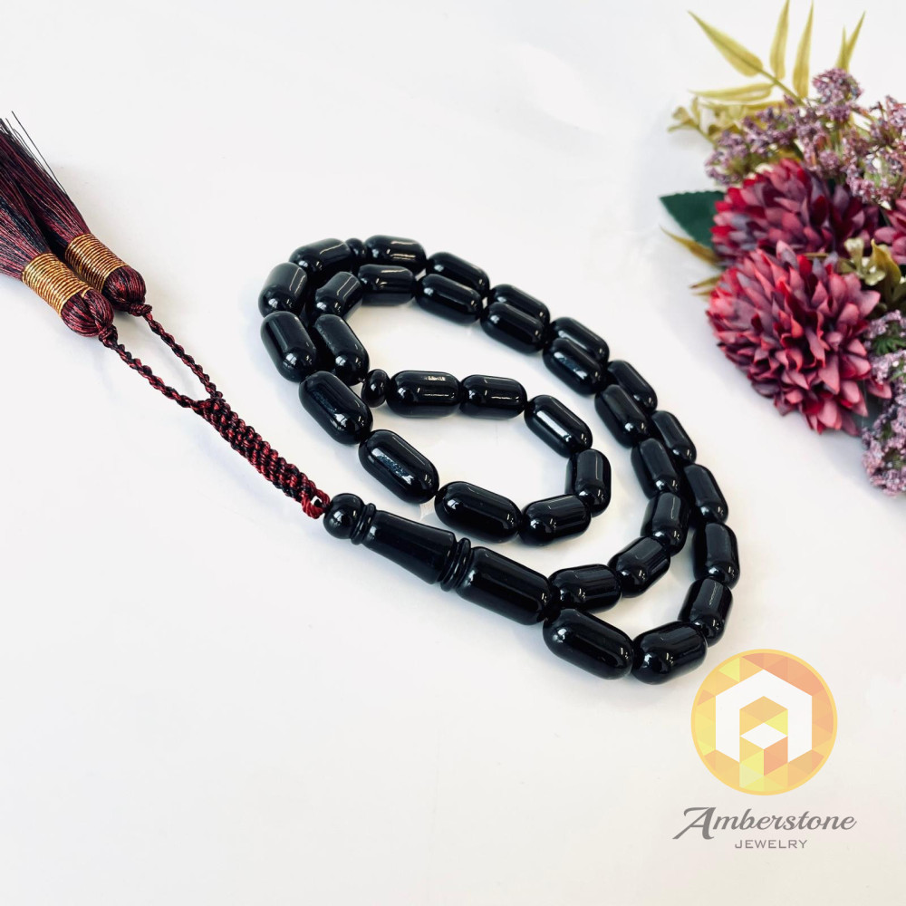 كرز مسبحة الصلاة 15.39 عنبر البلطيق حجر