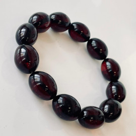 Premium Quality Genuine Baltic Orange Baltic Amber bracelet beads 18mm