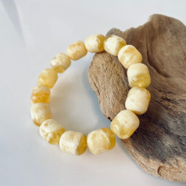 Genuine Baltic Yellow Baltic Amber bracelet beads 16mm