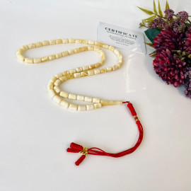 صلاة إسلامية عنبر النمر الطبيعي 45 خرزة، مسبحة عنبر البلطيق