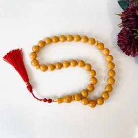 صلاة إسلامية عنبر النمر الطبيعي 45 خرزة، مسبحة عنبر البلطيق