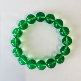 Simple Green Baltic Amber Bracelets