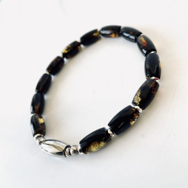 Amber Men bracelet 100% Natural Baltic Amber, Organic Amber Bracelet Amber Bracelet