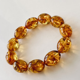 العنبر الأبيض سوارصنع يدوي22جرام