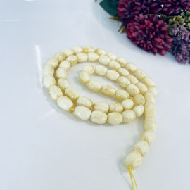 Olive Amber Beads, Natural Baltic Amber Islamic Prayer