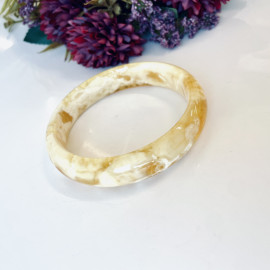 Handmade White and Yellow...