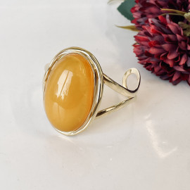 Bracelets Natural Yellow Amber Gold Surrounds