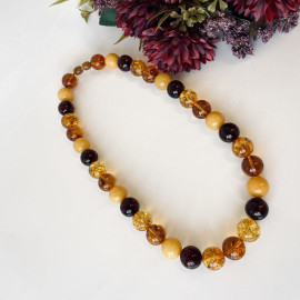 Genuine Baltic Yellow Baltic Amber bracelet beads 16mm