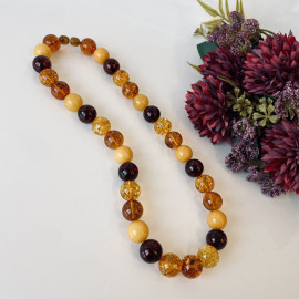 Genuine Baltic Yellow Baltic Amber bracelet beads 16mm