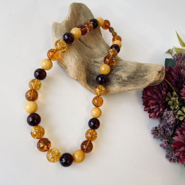 Multicolor Beaded Necklace,...