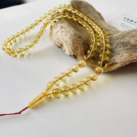 صلاة إسلامية عنبر النمر الطبيعي 45 خرزة، مسبحة عنبر البلطيق