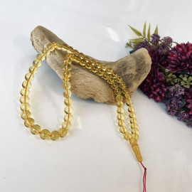 صلاة إسلامية عنبر النمر الطبيعي 45 خرزة، مسبحة عنبر البلطيق