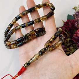 Green Black Natural Amber...