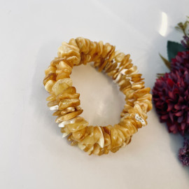 Butterscotch Baltic Amber Bracelet, Irregular Shape