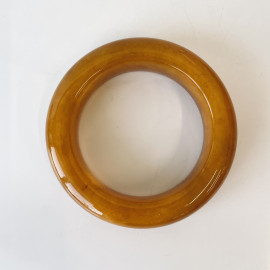 سوار مصنوع يدويًا من العنبر، كهرمان بني عتيق