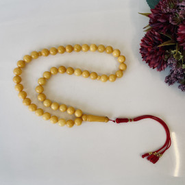 Butterscotch Authentic Amber Prayer Beads, Handmade Rosary