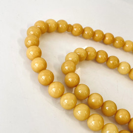 Butterscotch Authentic Amber Prayer Beads, Handmade Rosary
