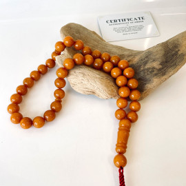 كونياك جرام مسبحة  الصلاة 49.05  عنبر البلطيق