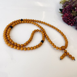 Egg Yolk Baltic Amber Mala Rosary Buddhist Mila Beads