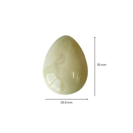 White Baltic Amber Cabochon, Natural Baltic Amber Loose Stone