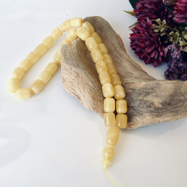 Rosary made of Natural Baltic Amber, Islamic Prayer Beads
