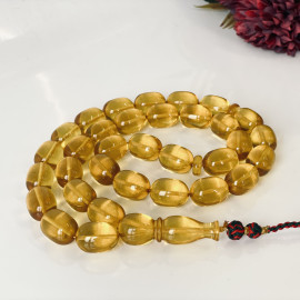 صلاة إسلامية عنبر النمر الطبيعي 45 خرزة، مسبحة عنبر البلطيق