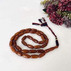 Vintage Natural Baltic Amber Islamic Rosary, Baltic Amber Misbaha, 33 Beads