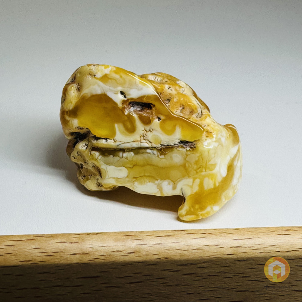 Raw Baltic Amber Stone, Natural Unpolished Irregular Amber Lump