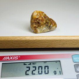 Raw Baltic Amber Stone, Natural Unpolished Irregular Amber Lump