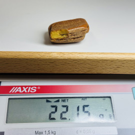 Raw Baltic Amber Stone, Natural Unpolished Irregular Amber Lump