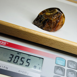 Raw Baltic Amber Stone, Natural Unpolished Irregular Amber Lump