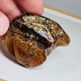 Raw Baltic Amber Stone, Natural Unpolished Irregular Amber Lump