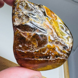 Raw Baltic Amber Stone, Natural Unpolished Irregular Amber Lump