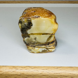 Raw Baltic Amber Stone, Natural Unpolished Irregular Amber Lump