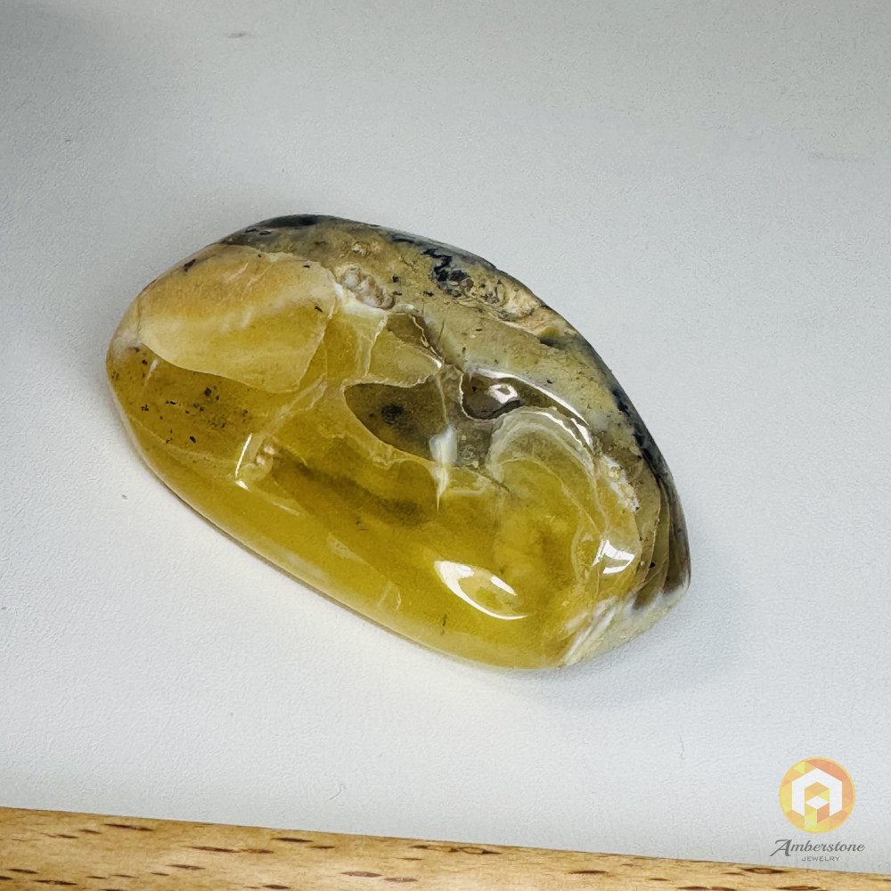 Raw Baltic Amber Stone, Natural Unpolished Irregular Amber Lump