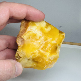 Raw Baltic Amber Stone, Natural Unpolished Irregular Amber Lump