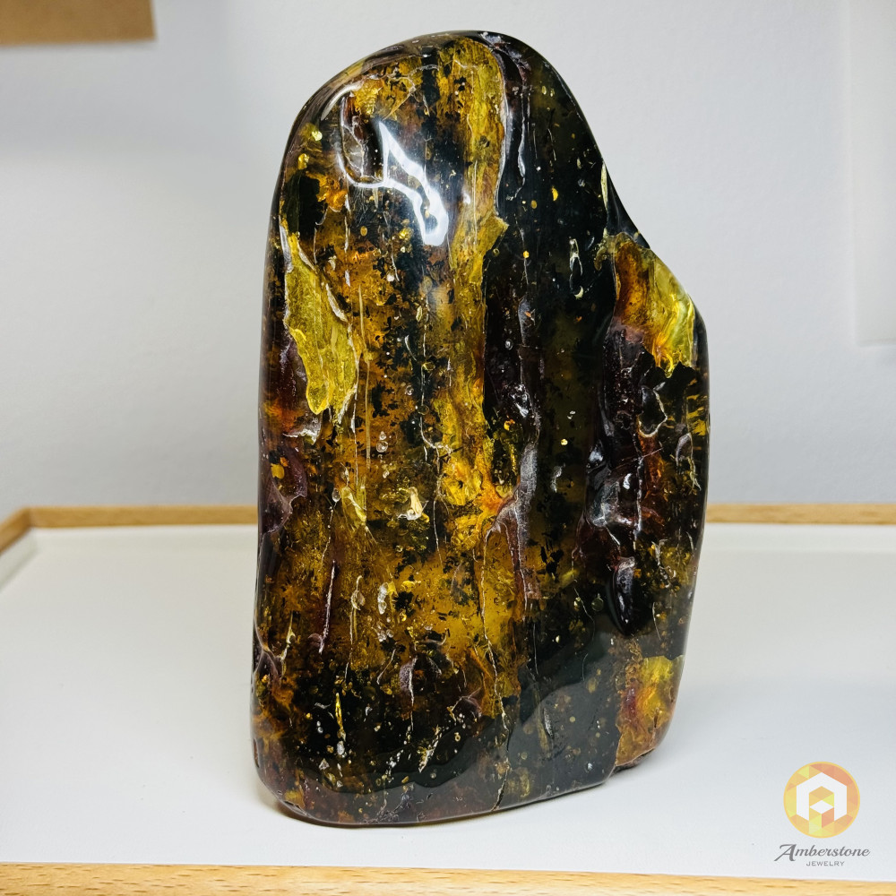 Raw Baltic Amber Stone, Natural Irregular Amber Lump