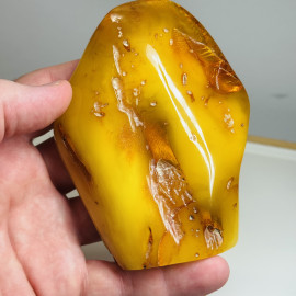 Raw Vintage Baltic Amber Stone, Natural Irregular Amber Lump