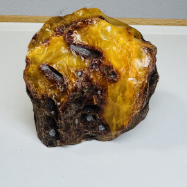 Raw Baltic Amber Stone, Natural Unpolished Irregular Amber Lump