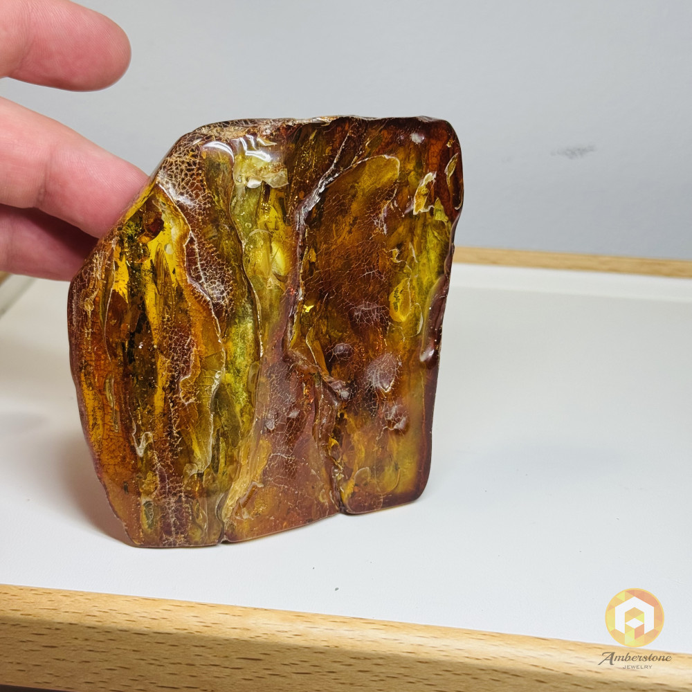 Raw Baltic Amber Stone, Natural Irregular Amber Lump