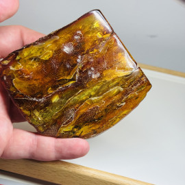 Raw Baltic Amber Stone, Natural Irregular Amber Lump