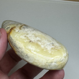 Raw White Baltic Amber Stone, Natural Irregular Amber Lump