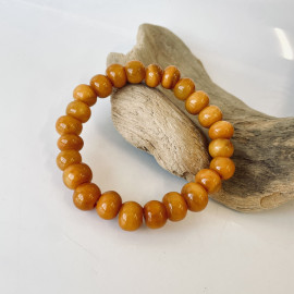 Bracelets Vintage Orange Amber White Baltic Amber