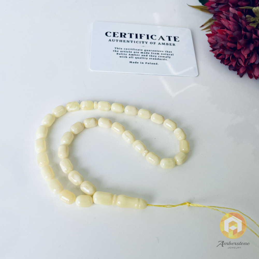 Baltic Amber Tesbih, Daily Prayer Beads