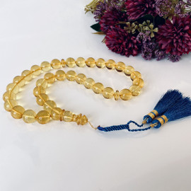 صلاة إسلامية عنبر النمر الطبيعي 45 خرزة، مسبحة عنبر البلطيق