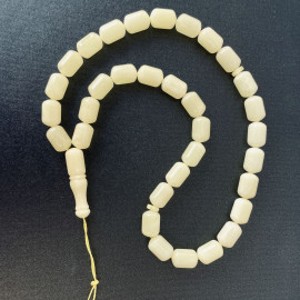 مسبحة مصنوعة من كهرمان البلطيق الطبيعي، خرزات للصلاة اليومية