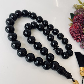 Natural Baltic Amber Misbaha, Cherry Amber Rosary, gift for him