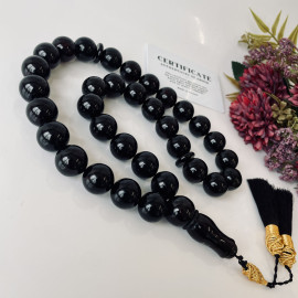 NEW Natural Baltic Amber Misbaha, Cherry Amber Rosary