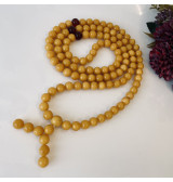 Butterscotch Baltic Amber Mala Rosary Buddhist Mila Beads
