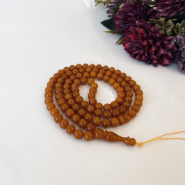 Vintage Baltic Amber 33 Beads, Natural Baltic Amber Islamic Rosary, Misbaha